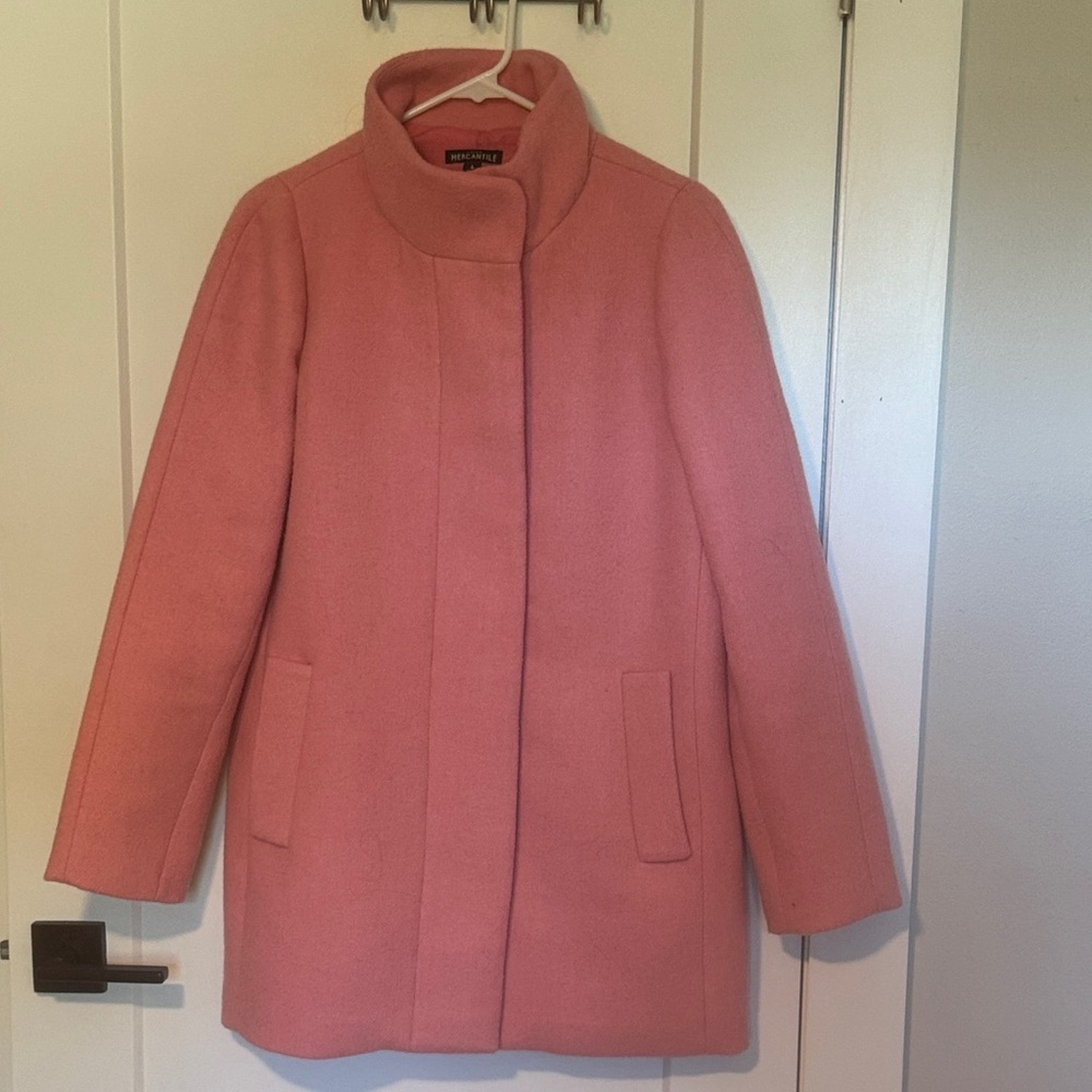 J. Crew Soft Pink Pea Coat